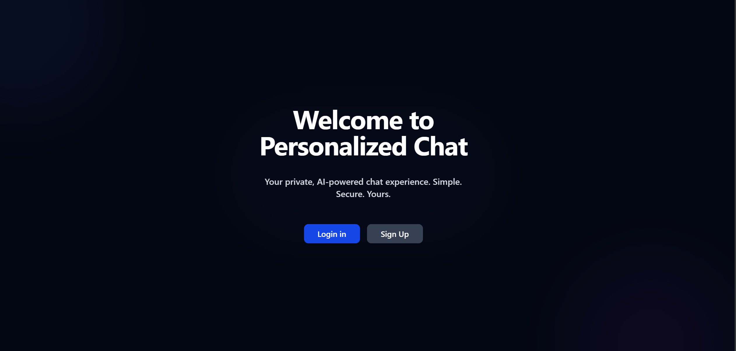 Personal Chat